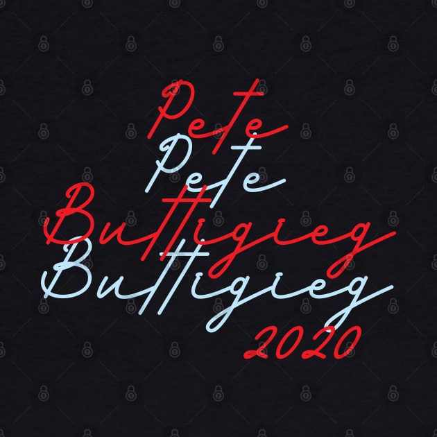 Mayor Pete Buttigieg for President 2020 Vintage Script by YourGoods